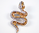 LUXURY CRYSTAL SNAKE BROOCH