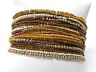 MULTI ROW FASHION SEED BEADS BRACELET