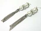 PEARL AND TASSEL DROP EARRING