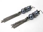 PEARL AND TASSEL DROP EARRING