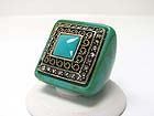 CRYSTAL AND FILIGREE METAL ENGRAVING ACRYL SQUARE RING?