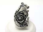 CRYSTAL STUD FLOWER DESIGN STRETCH RING
