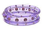 CRYSTAL DECO THREE PIECE BANGLES