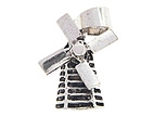 GENUINE 925 STERLING SILVER SILVER PENDANT / WIND MILL