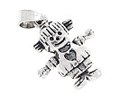 GENUINE 925 STERLING SILVER SILVER PENDANT / BABY GIRL