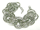 MULTI METAL RING LINK BRACELET