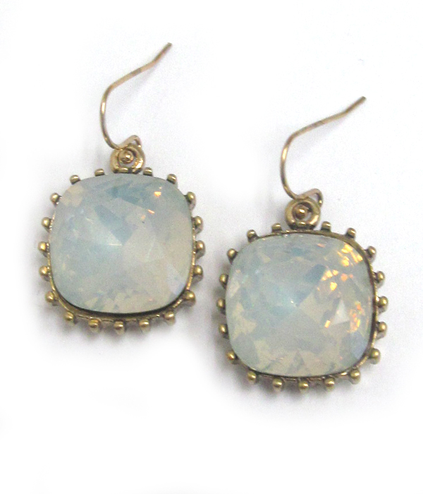 CATHERINE POPESCO INSPIRED OPAL CRYSTALS EARRINGS 