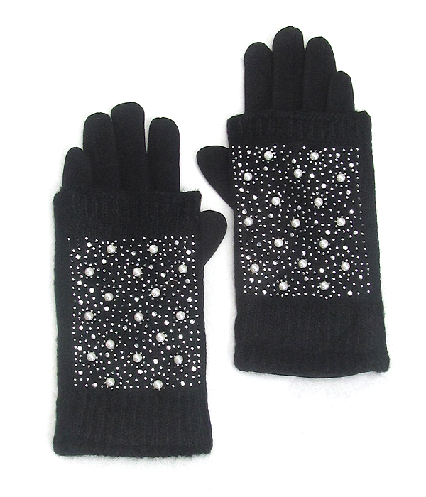 PEARL SPRINKLE DOUBLE LAYER GLOVES