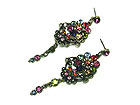 AUSTRIAN CRYSTAL FLOWER DROP EARRING
