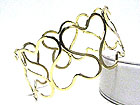HEART PATTERN METAL UPPER ARM BAND