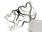 HEART PATTERN METAL UPPER ARM BAND