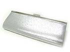 METALLIC HARD CASE CLUTCH BAG - METAL CHAIN STRAP INCLUDED