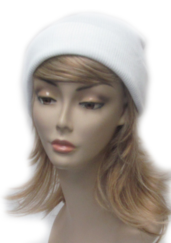SOLID COLOR SLOUCHY BEANIE