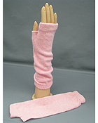 FINGERLESS LUREX OPERA GLOVE - 40% WOOL 30% RABBIT FUR 30% ACRYLIC 