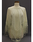 100% ACRYLIC LACE PONCH STYLE SHAWL