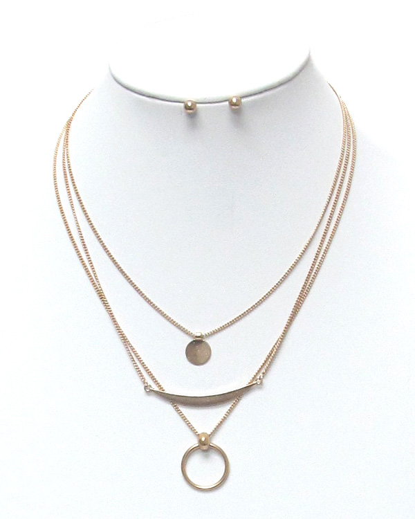 LAYERED CHAIN NECKLACE SET