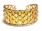 ENAMEL SCALE PATTERN METAL CUFF BANGLE