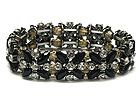 FLOWER SHAPE AUSTRIAN CRYSTAL STRETCH BRACELET