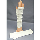 FINGERLESS LUREX OPERA GLOVE - 50% POLYESTER 50% ACRYLIC