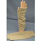 FINGERLESS LUREX OPERA GLOVE - 40% WOOL 30% RABBIT FUR 30% ACRYLIC