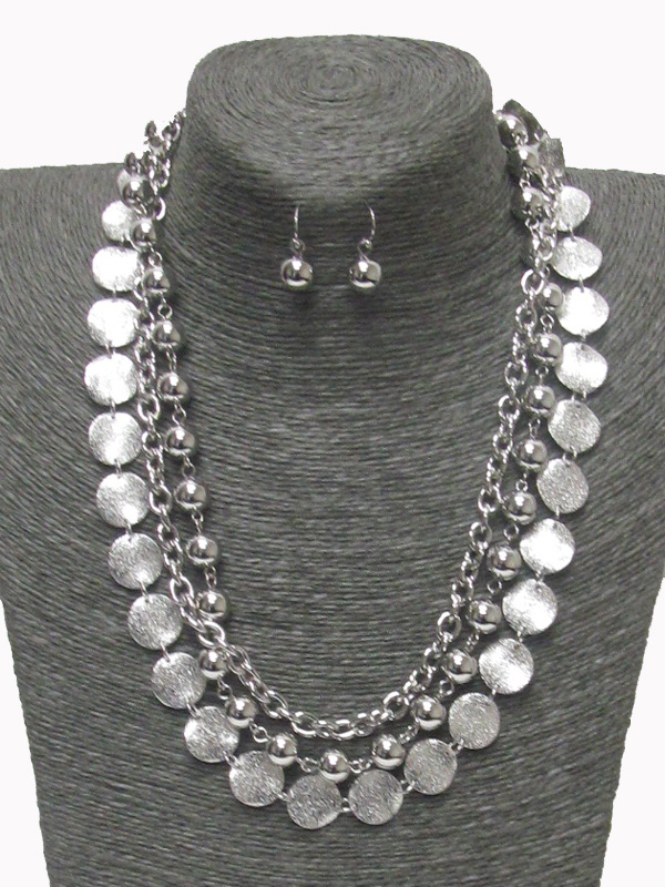 MULTI CHAIN LAYERED NECKLACE SET