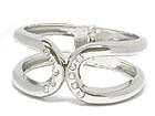 Wholesale Costume Jewelry - STONE STUD METAL HINGE BANGLE