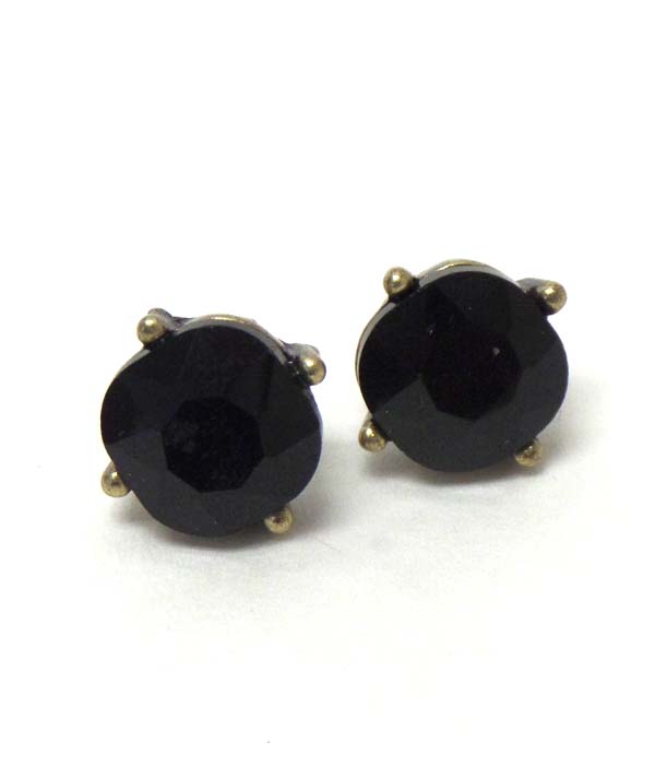 CATHERINE POPESCO INSPIRED CRYSTALS STUD EARRING