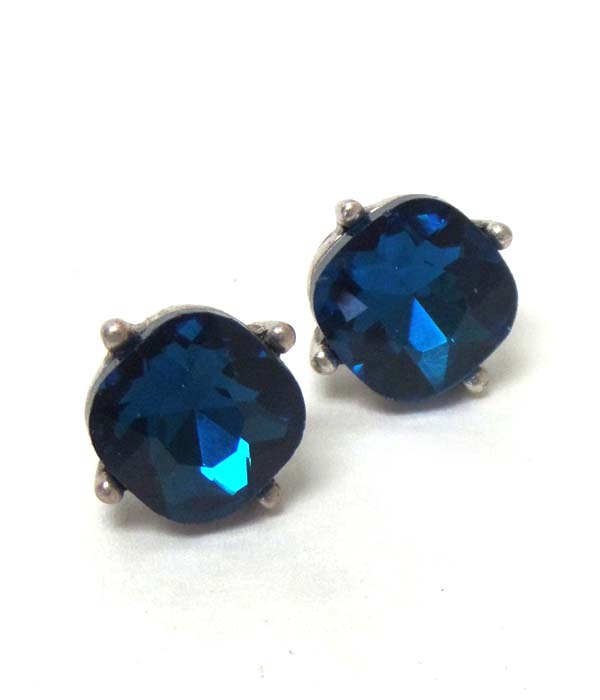 CATHERINE POPESCO INSPIRED CRYSTALS STUD EARRING