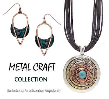 Burnished Metal Caraft Jewelry