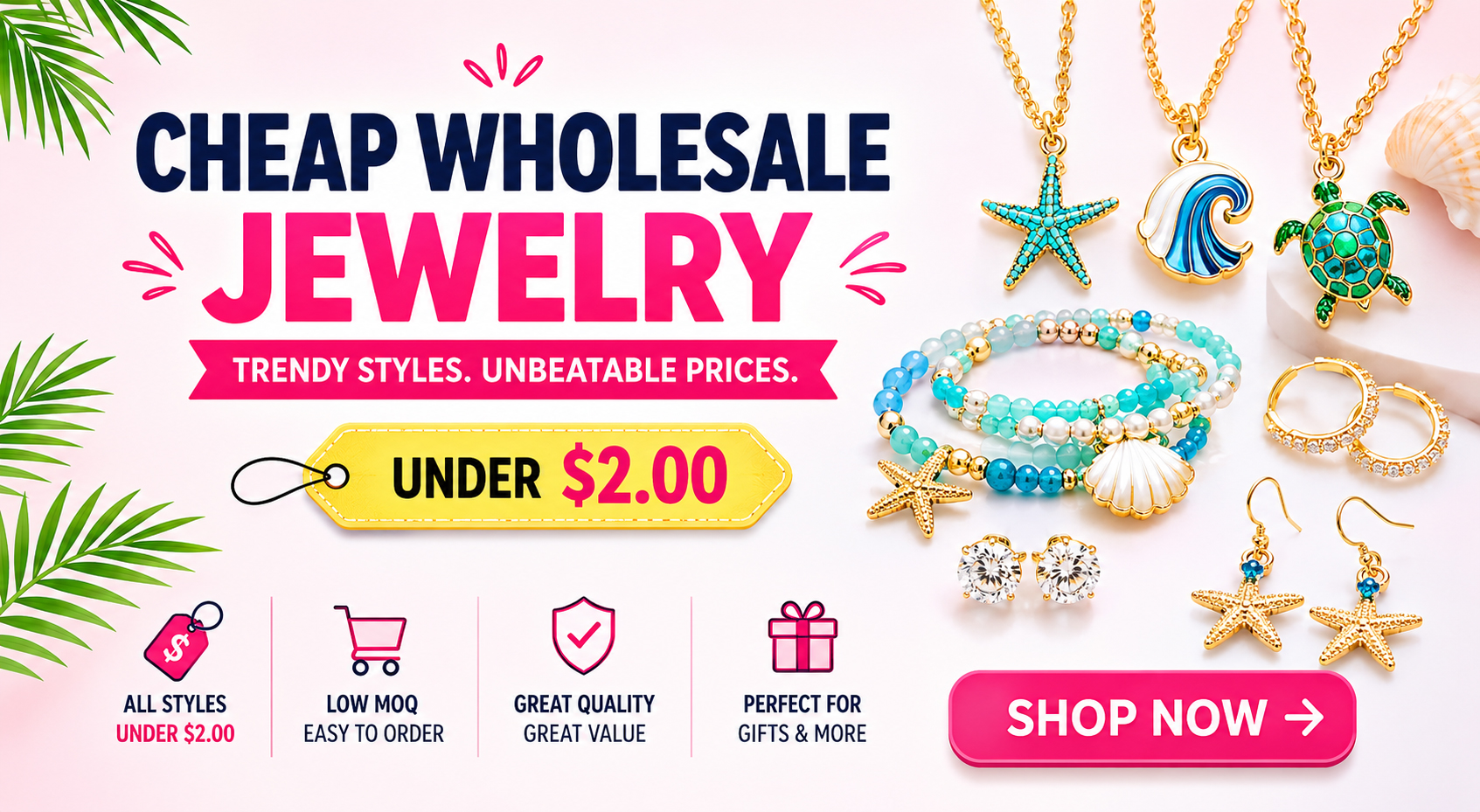 Wholesale Jewelry Under $2 – Affordable Fashion Accessories 2026