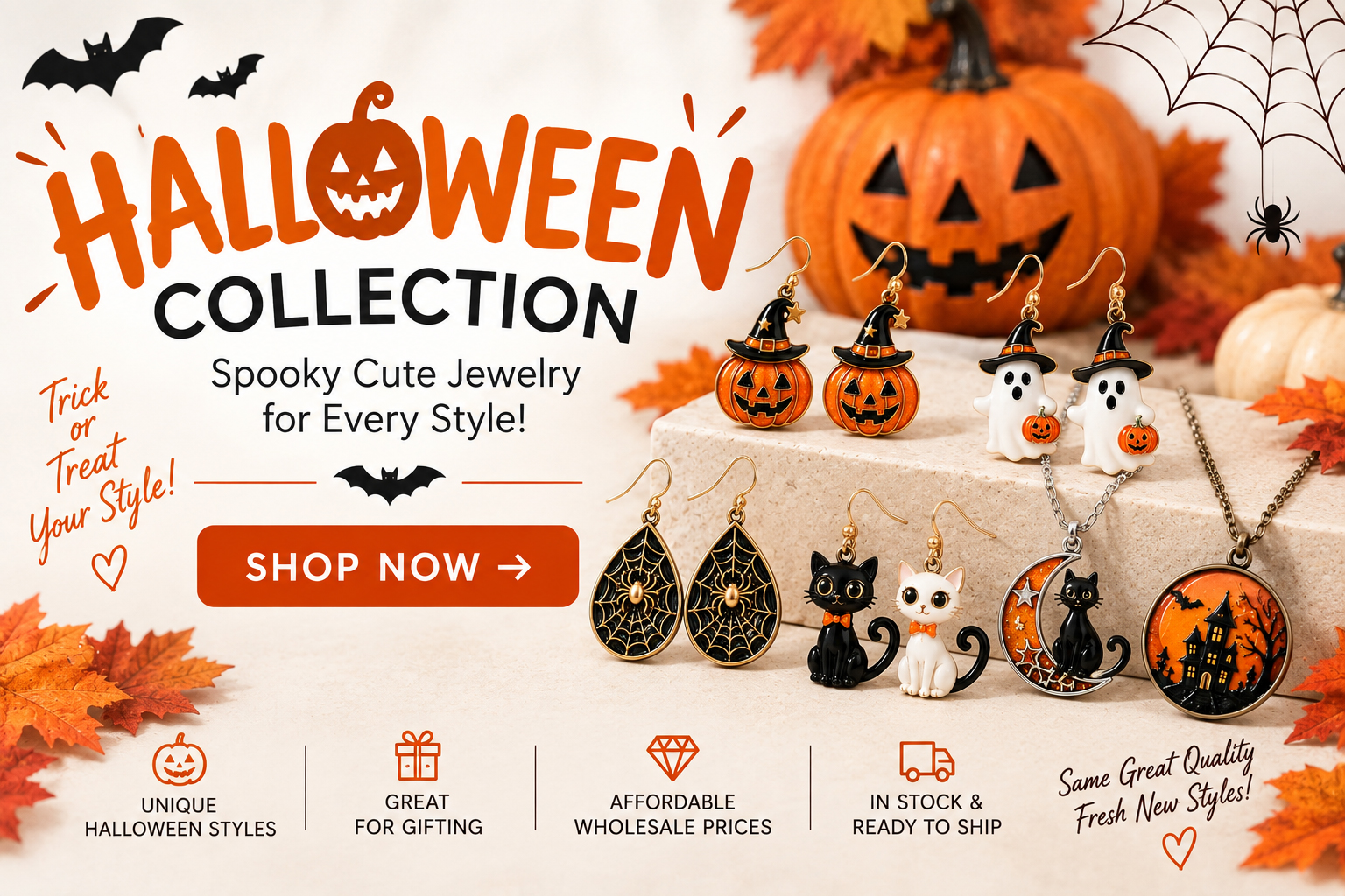 Halloween Jewelry Collection – Wholesale Fashion Accessories