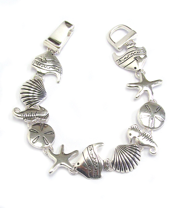 Sealife theme magnetic bracelet