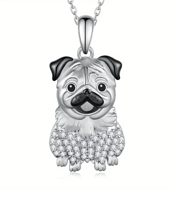 Pet lovers theme dog necklace