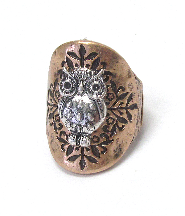 Owl stretch ring