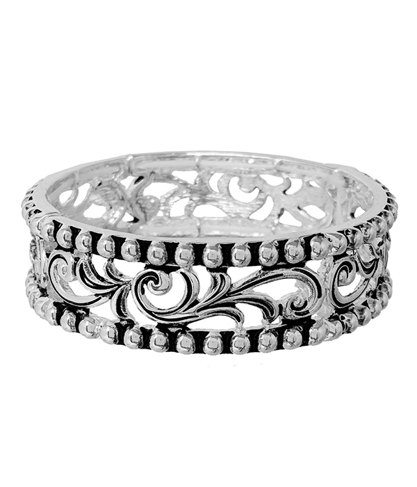 DESIGNER TEXTURED STRETCH BRACELET