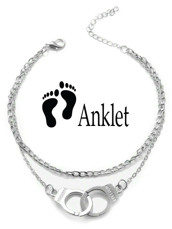 Double layer handcuff anklet