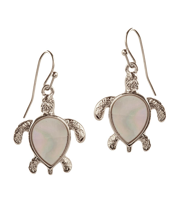 Sealife theme mop turtle earring