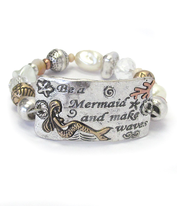 Mermaid stretch bracelet