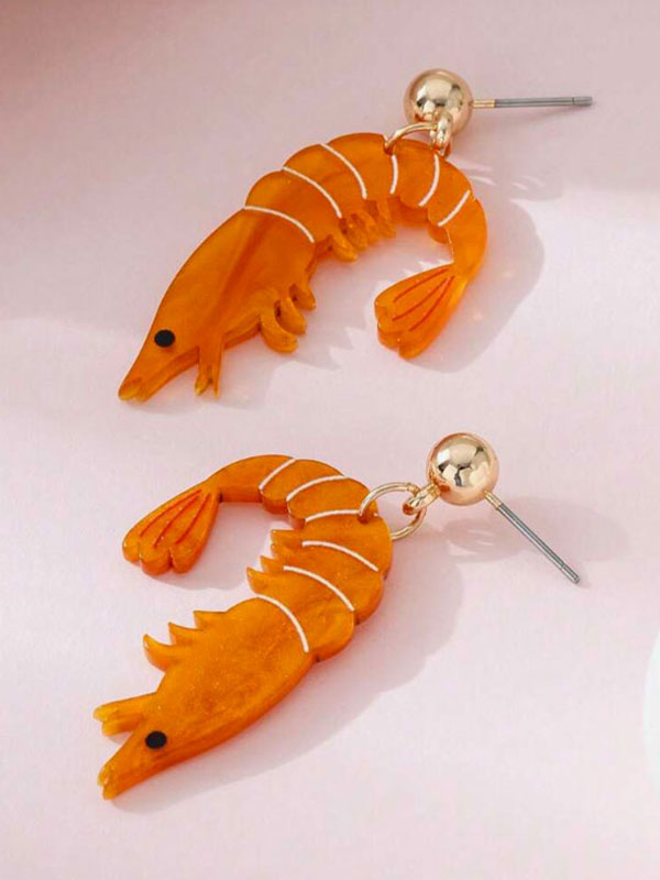 Shrimp earring