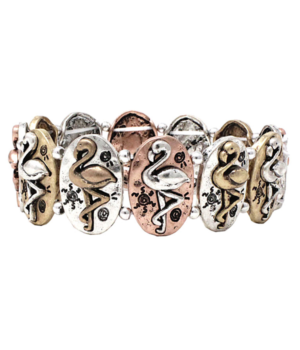 Flamingo stretch bracelet