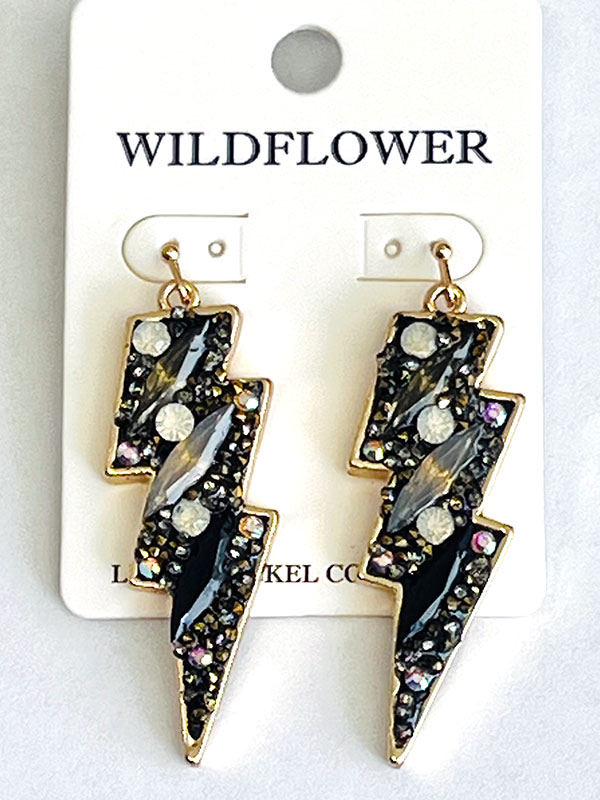Lightning bolt earring