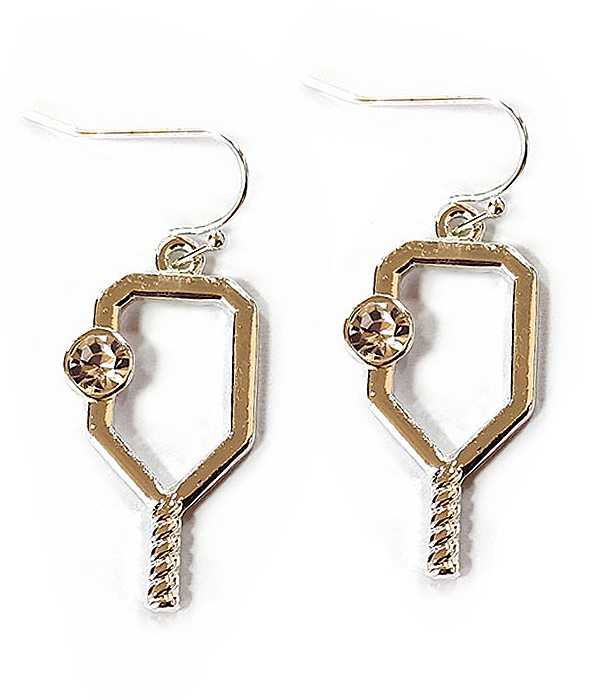 Sport theme earring - pickleball