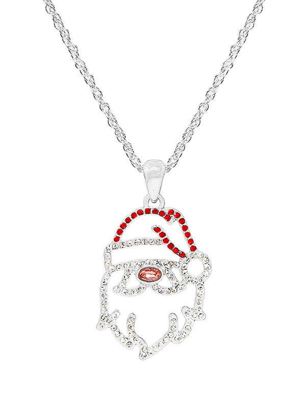 Christmas theme santa necklace