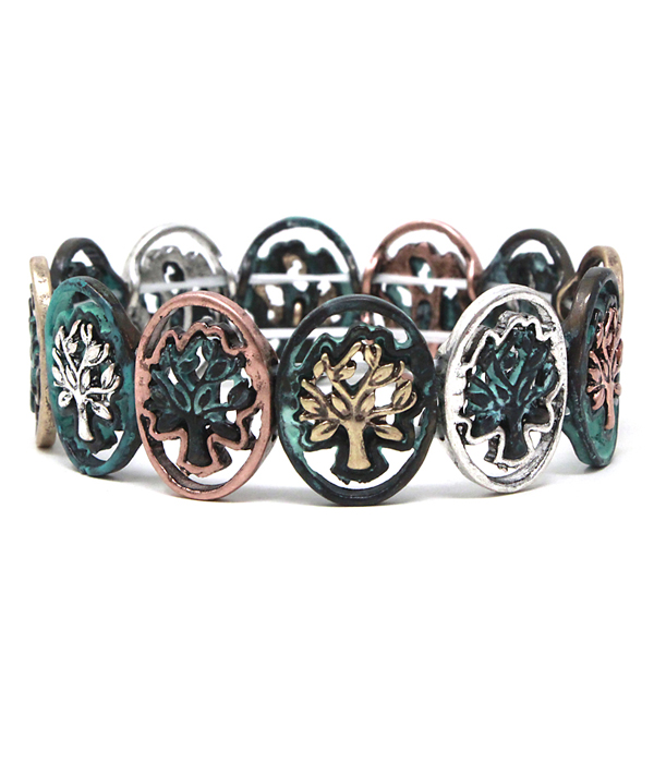 Tree of life stretch bracelet