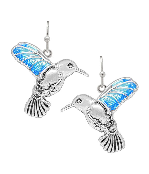Humming bird earring