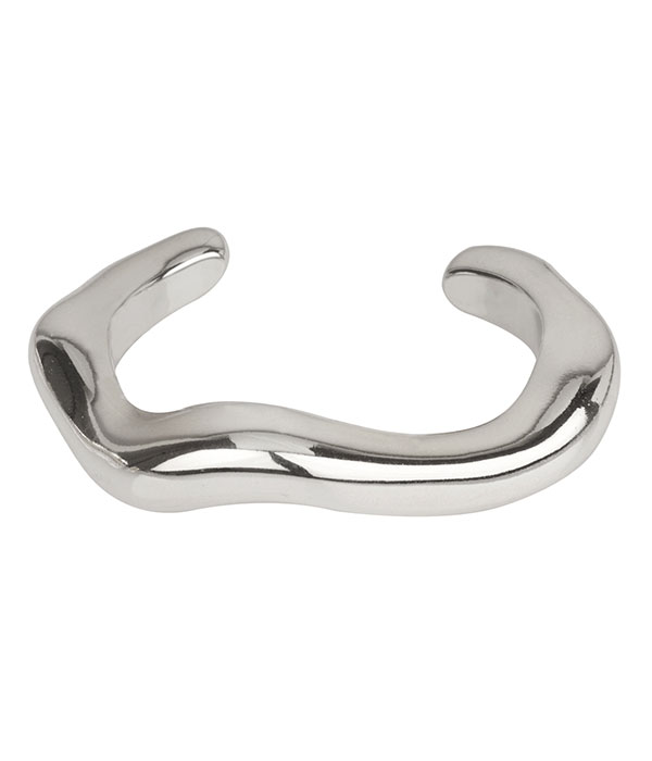 Smooth metal cuff bracelet