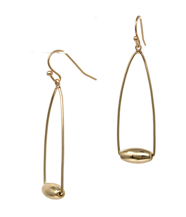 Wire drop earring