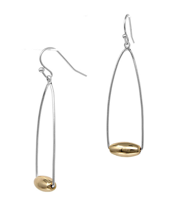 Wire drop earring
