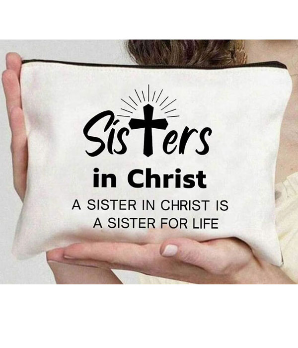 Cosmetic makeup bag - sisters