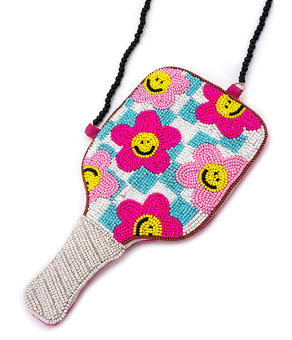 Handmade pickleball paddle cross bag